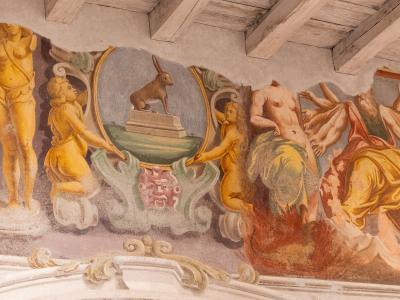 sala del fregio biblioteca umanistica particolare