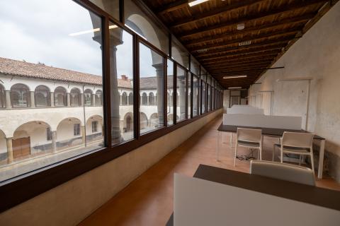 Biblioteca  umanistica chiostro minore Biblioteca  umanistica chiostro minore